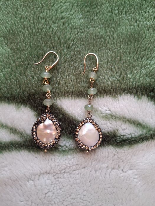 Кульчики з камінців