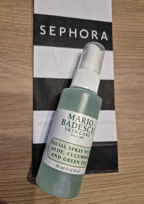 Nowa! 59 ml! MARIO BADESCU Facial Spray ALOES OGÓREK mini mgiełka tonik