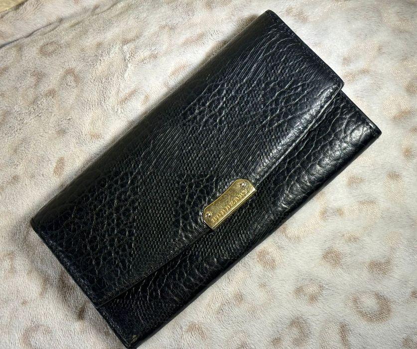 Carteira original em pele Burberry