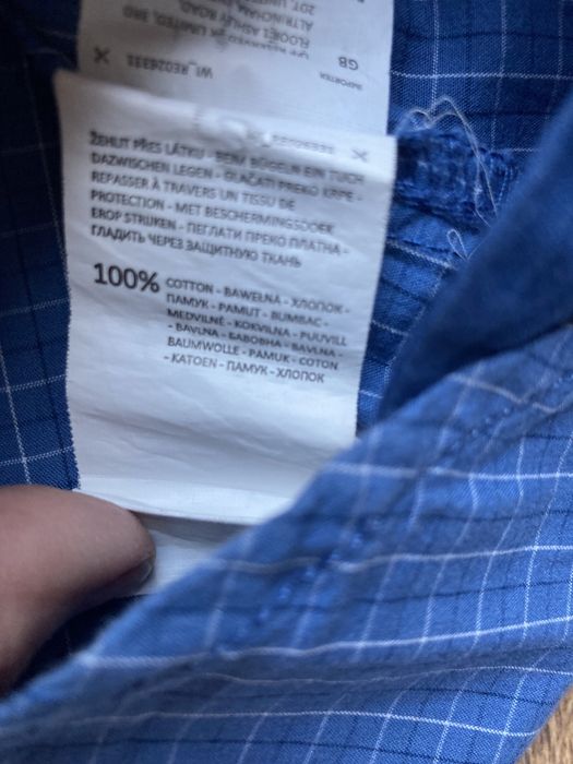 koszula reserved niebieska  długi rękaw rozm. M