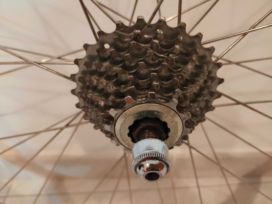 Vintage 1996 Campagnolo grupo Veloce 3x8v e rodas Atlanta 1996