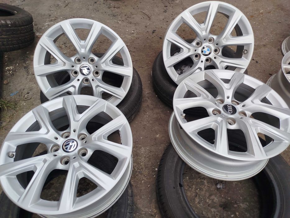 A412# ALUFELGI Uzywane 17" 5x112 Et 39 8J BMW Vw Skoda Seat Audi