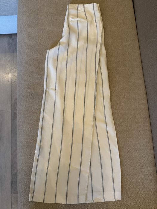 Лляні штани Massimo Dutti