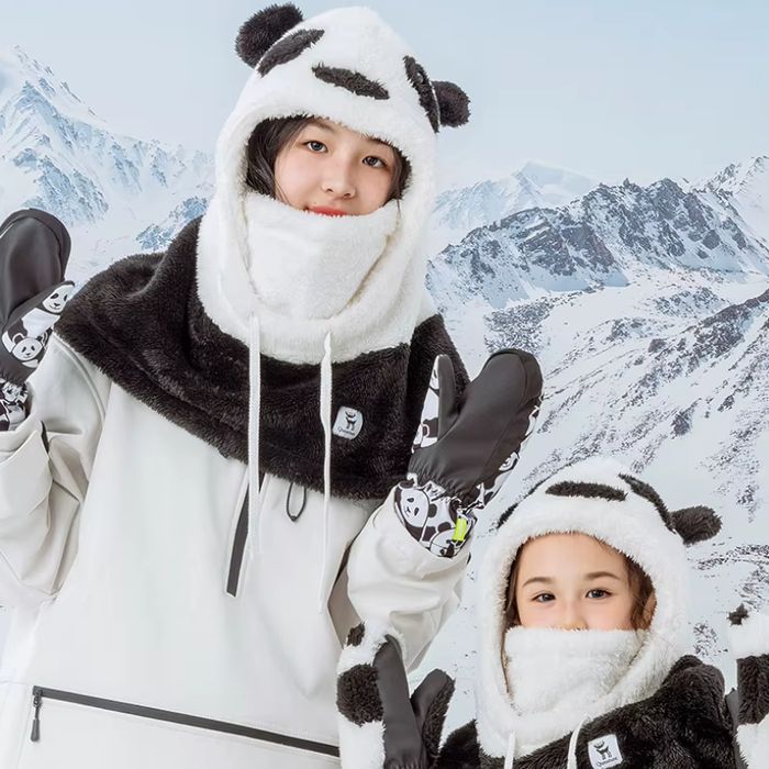 Kominiarka Polarowa Maska Na Twarz Panda Qunature Yp103-S