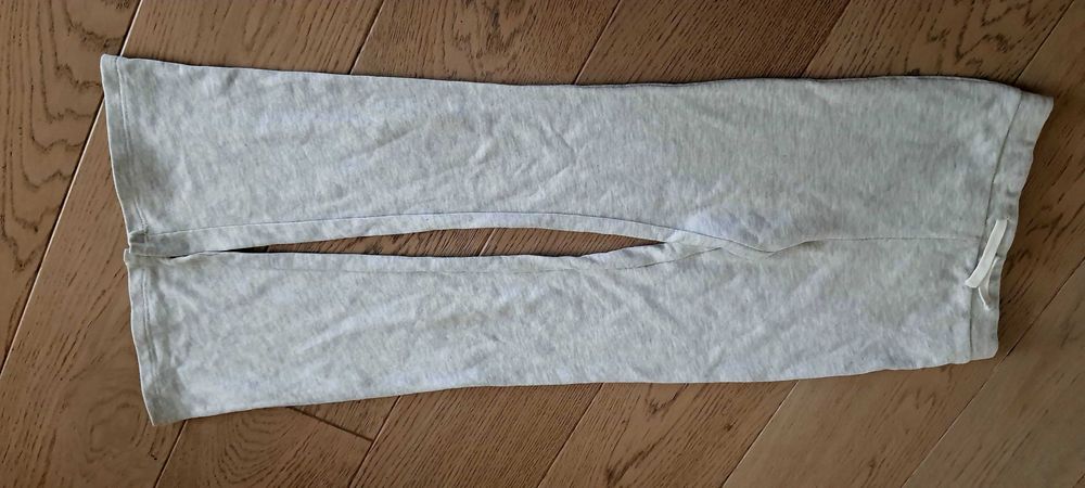Szare legginsy 9 10 lat 140 H&M dla dziewczynki rozszerzane