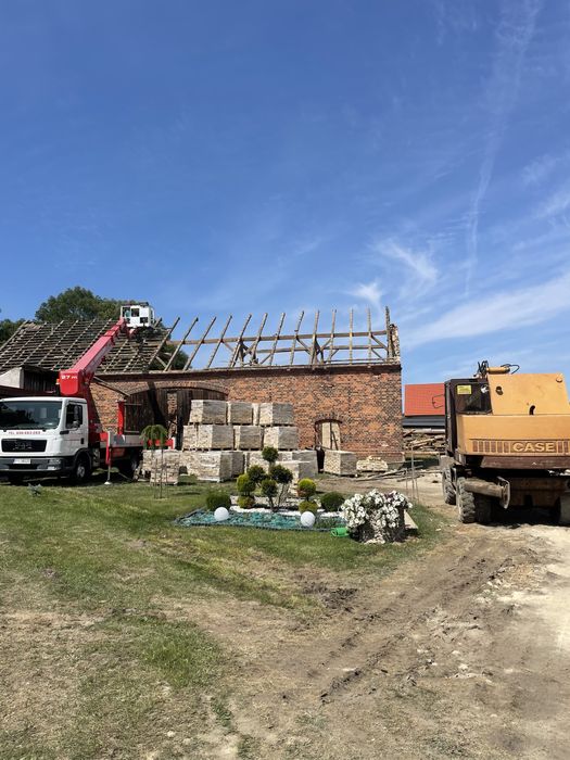 Firma rozbiórkowa CEG-MAT, rozbiórki budynków, odzysk, cegła, drewno