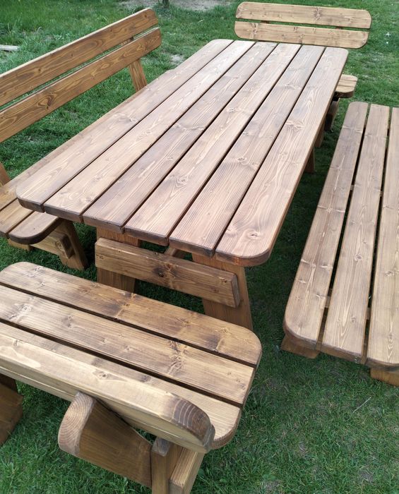 Meble ogrodowe swierkowe