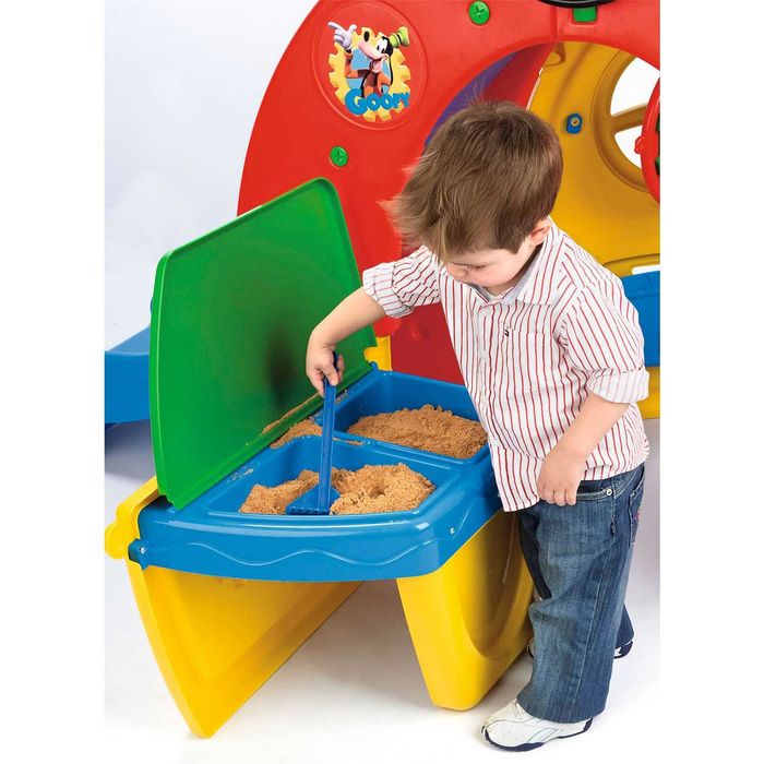 Feber Mickey Activity Slide | Escorrega com Casinha e Área de Brincadeira