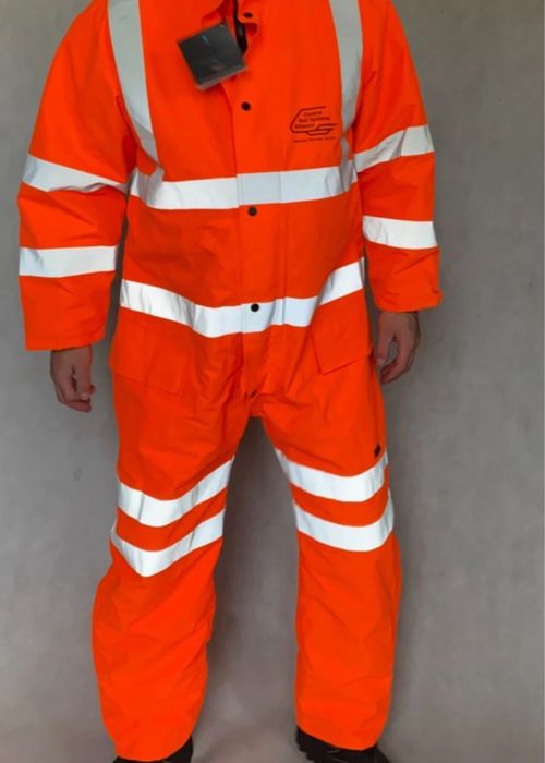 Zimowy kombinezon roboczy odblaskowy wodoodporny gore tex panacea  XL