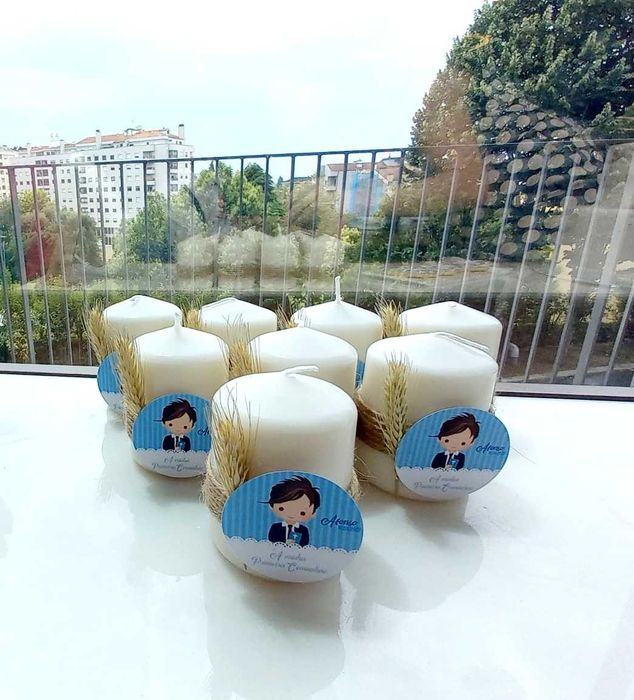 Velas personalizada para comunhão