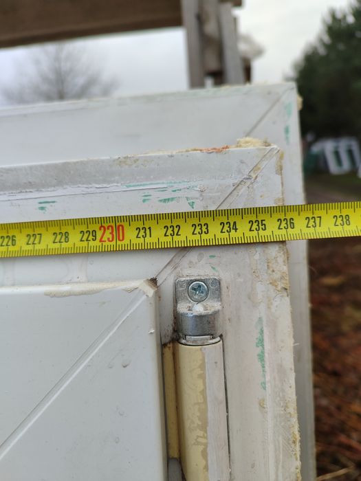 Okno pcv 236 x 143 używane 240 x 140