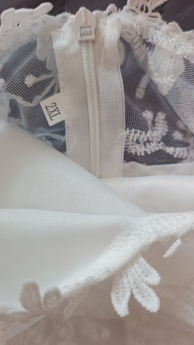 Nowa Suknia Ślubna Glamour Koronkowa Plus Size