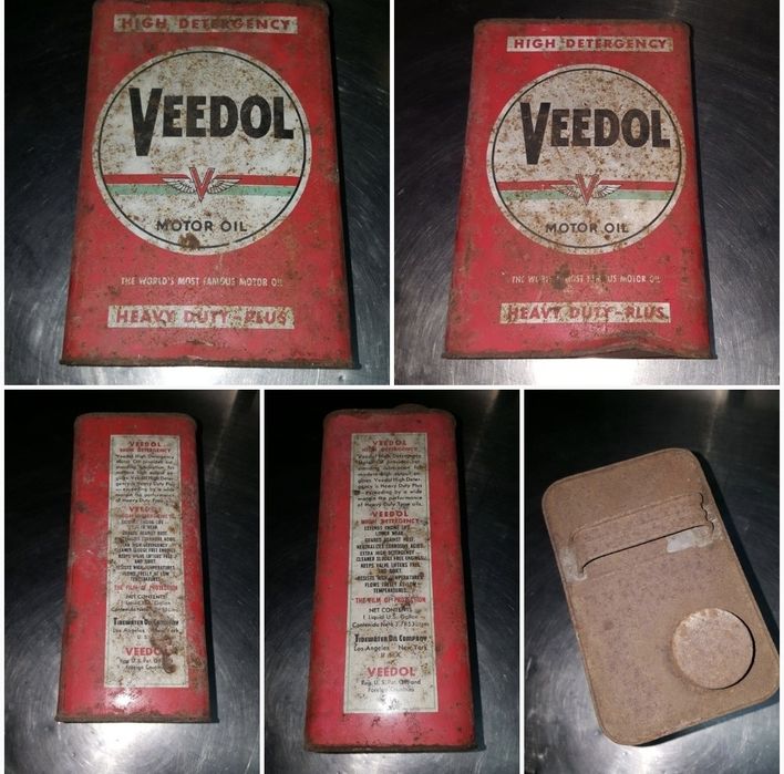 Latas de oleo antigas