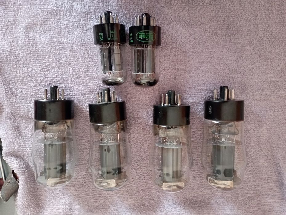 Радиолампы 6п3с"кобра "6н8с(6sn7)ECC81,E180CC