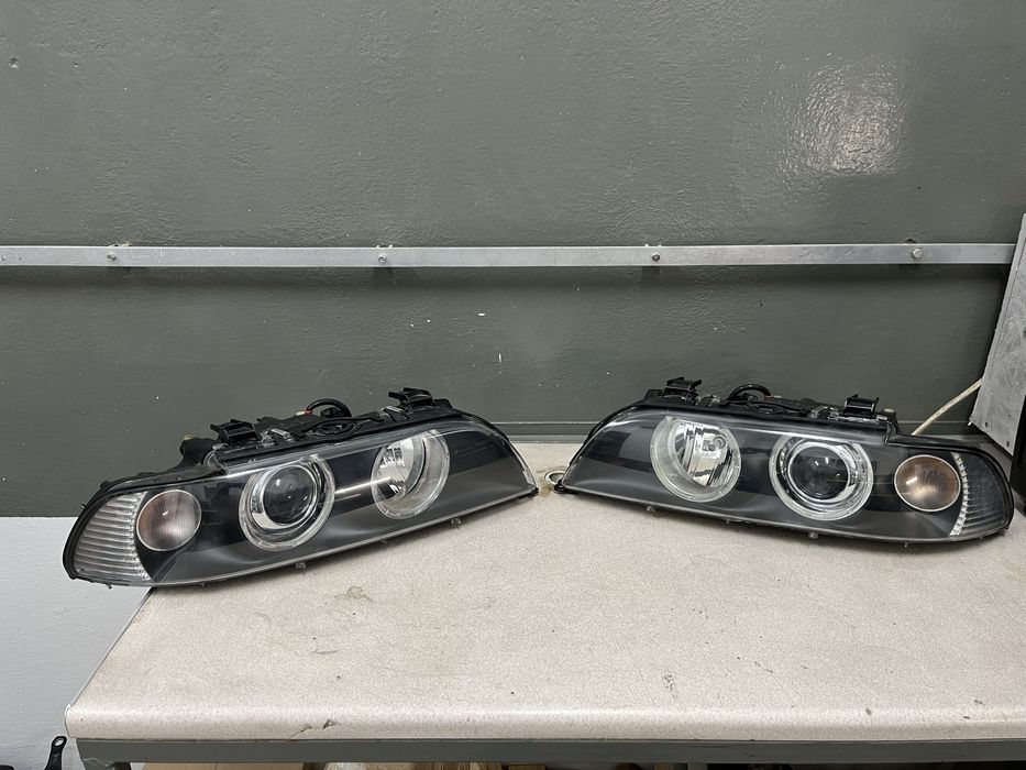 Bmw e39 M5 lampy lift hella lci bi xenon reflektory