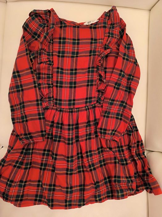 Sukienka na Boże Narodzenie, H&M, rozm. 128