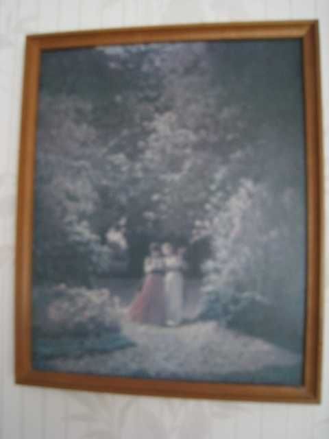 Obraz reprodukcja Józef Szermentowski ,,W parku”