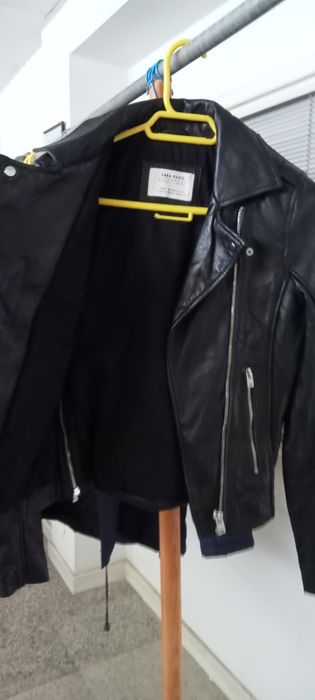 Casaco em pele unissexo XS