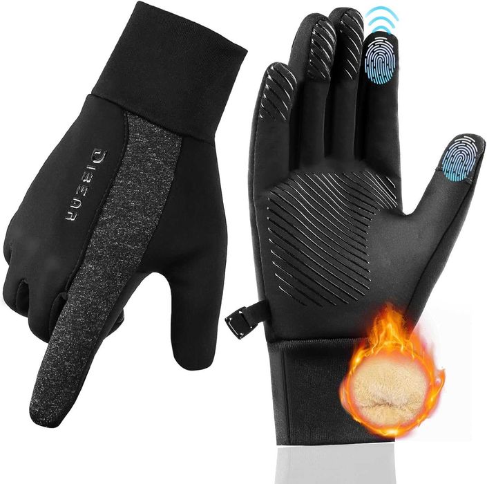 Rękawiczki sportowe zimowe dotykowe do biegania unisex rozmiar S