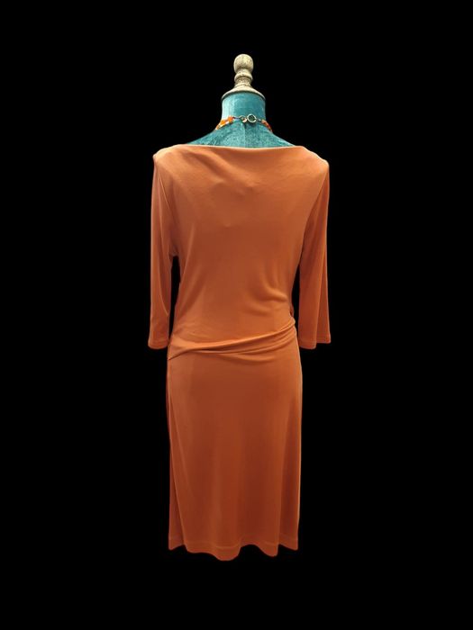 Vestido Roberto Cavali cor de tijolo