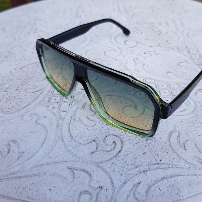 Piękne męskie okulary lub unisex nowość 2026 kwadratowe luksusowe