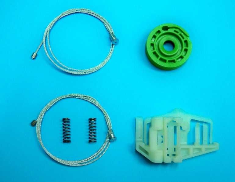 Kit reparar elevador vidro Audi Bmw Vw Mercedes Fiat Seat Renault Skoda Peugeot NOVO