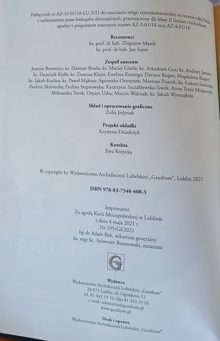 Podręcznik Religia 2 szkoła ponadpodstawowa