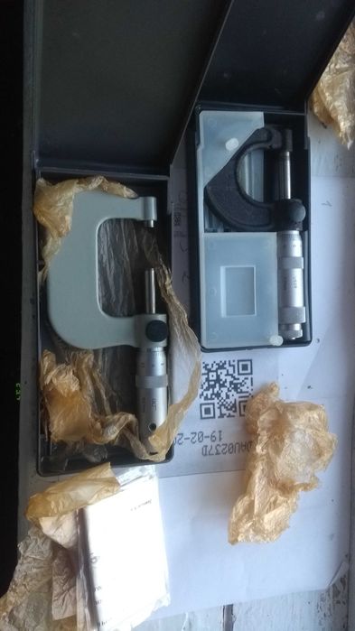 Микрометр ссср в коллекцию 25 мм 50   
 0,01 гост