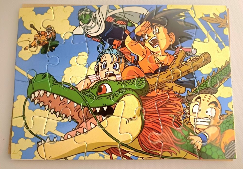 Dragon Ball manga anime prezent puzzle A5 24 elementy