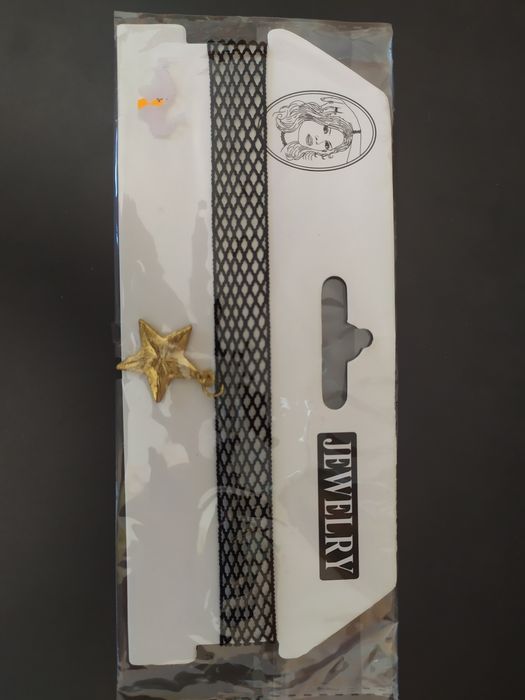 choker elástico c/ pendente estrela