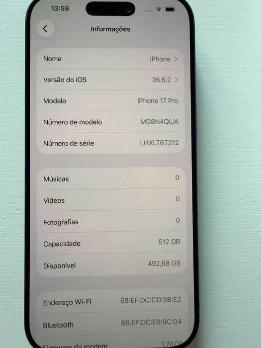 iPhone 17 Pro Deep Blue 512 GB