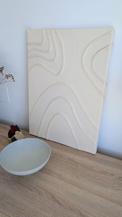 Quadro original em acrílico, texturas modernas | 50 x 70cm