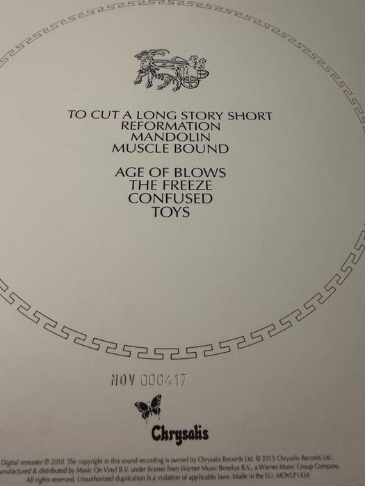 Spandau Ballet - Journeys Of Glory - Bialy Vinyl