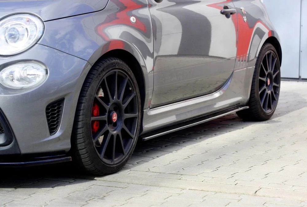 LÂMINAS DAS EMBALADEIRAS SIDE SKIRTS ABAS PALAS LIPS FIAT 500 ABARTH