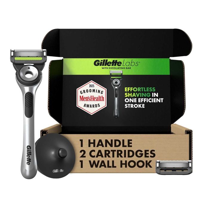 Чоловічий бритвений набір Gillette Labs 1 тримач + 2 касети