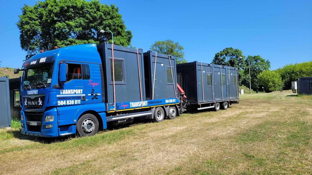 Przewóz kontenerów, transport, usługi HDS.