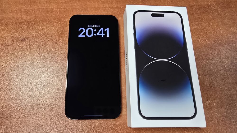 iPhone 14 Pro Max 128GB eSIM czarny, stan bdb
