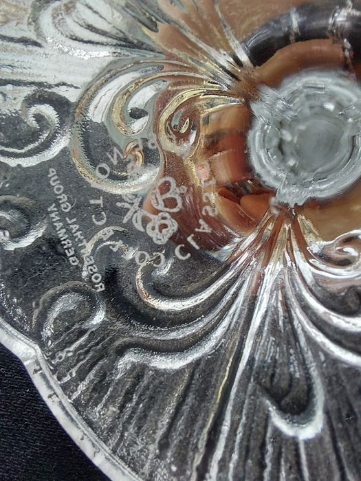 Rosenthal swiecznik,  szkło 3x