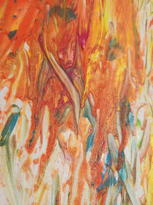 "Fusão de Cores) Pintura de autoria pessoal