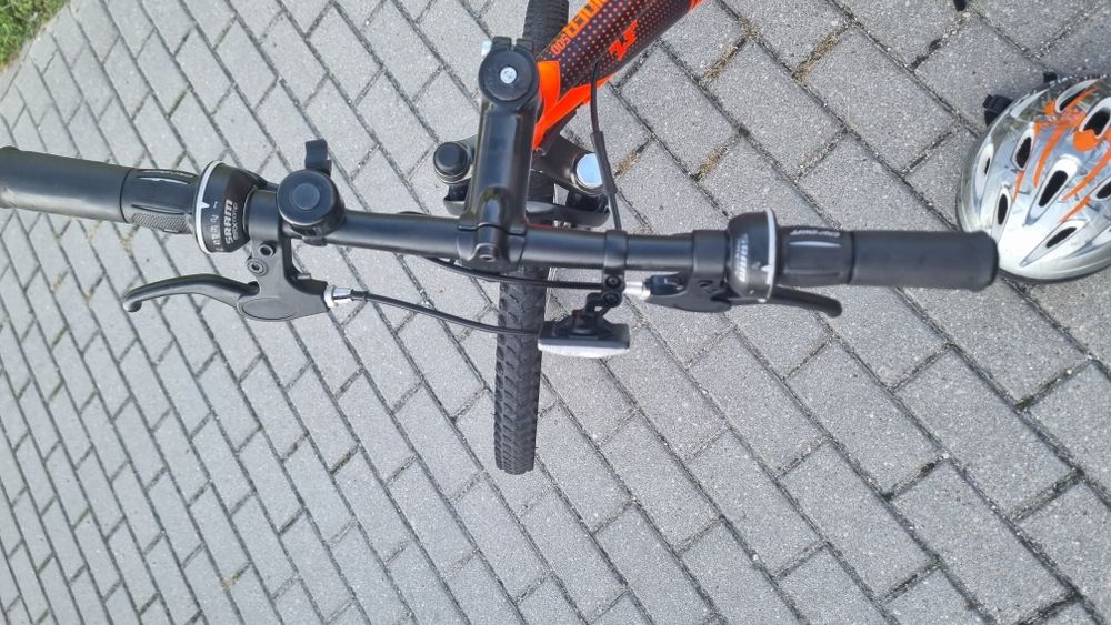 Rower dzieciecy B twin Rockrider 500,kola 24cale, bdb