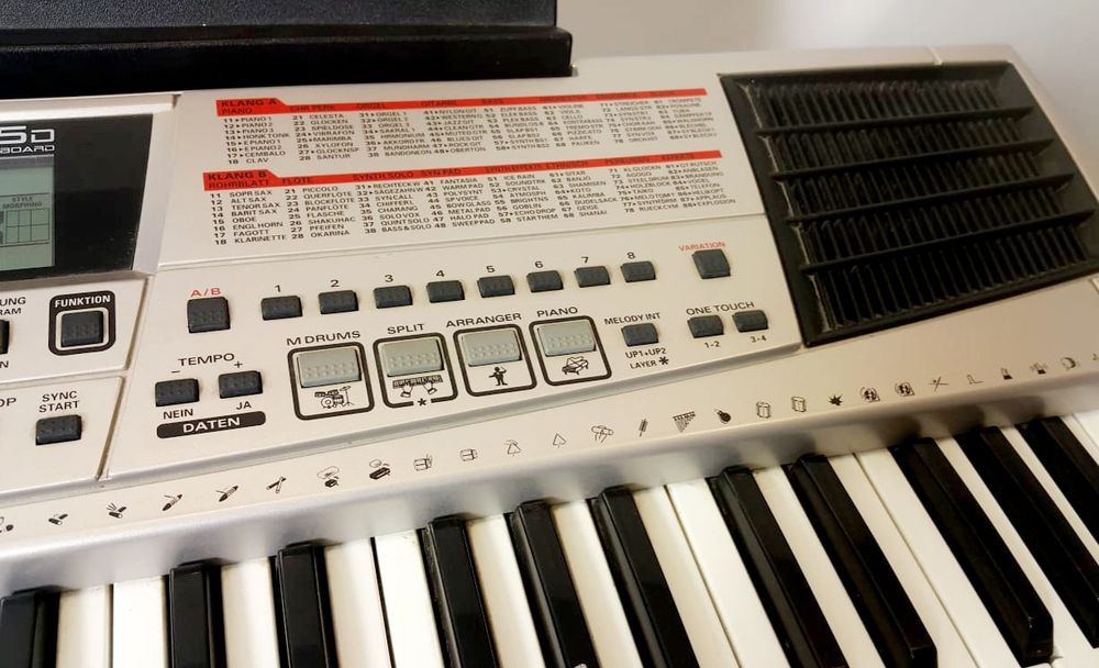 Keyboard Roland, Dynamiczna klawiatura