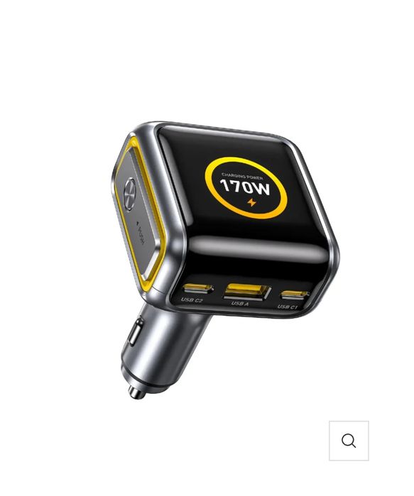 Super ładowarka samochodowa AI AOHI 170W ,wyświetlacz.