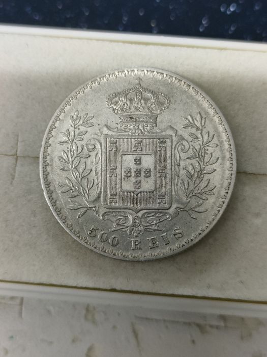 Moeda 500 Reis 1892 / Prata