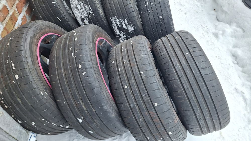 р16 5×108 диски Форд. Шины 205/55-R16.