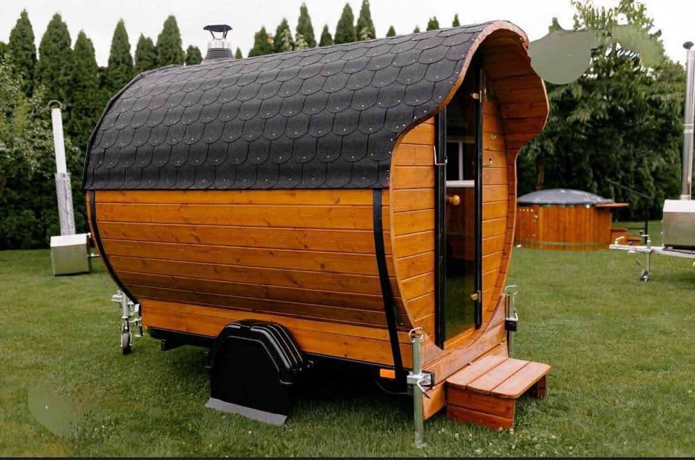 Mobilna sauna / bania jacuzzi | Wynajem | Wrocław i okolice