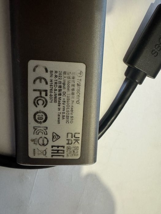 SSD-накопичувач зовнішній Transcend ESD250C 960GB