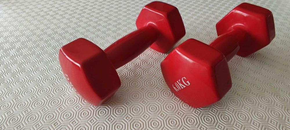 Halteres hexagonais 6kg424395283565783040