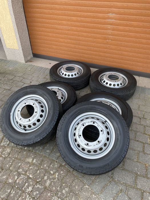 Felgi+Opony Mercedes Sprinter Blizniak 205/75R16C 6xContinental 15R