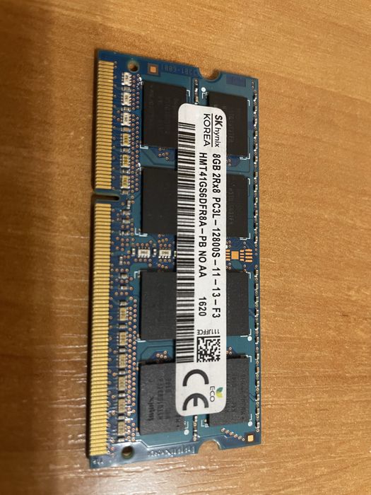 Оперативна памʼять SK Hynix DDR3L 8GB 1600 MHz SO-DIMM