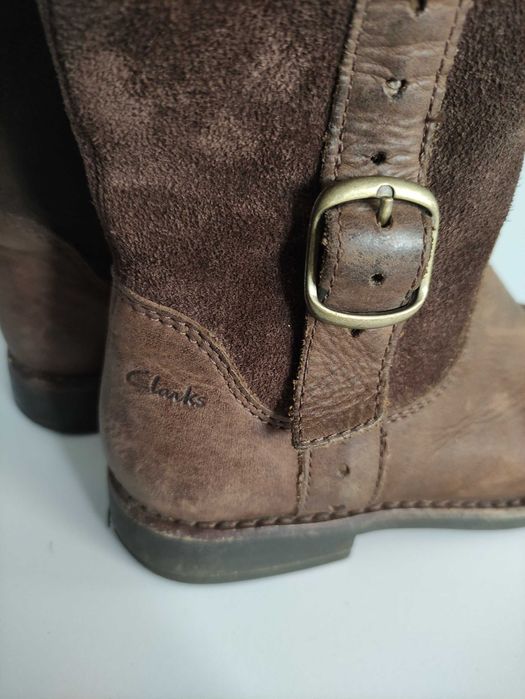CLARKS kozaki nieocieplane oficerki rozm. 28 / 10